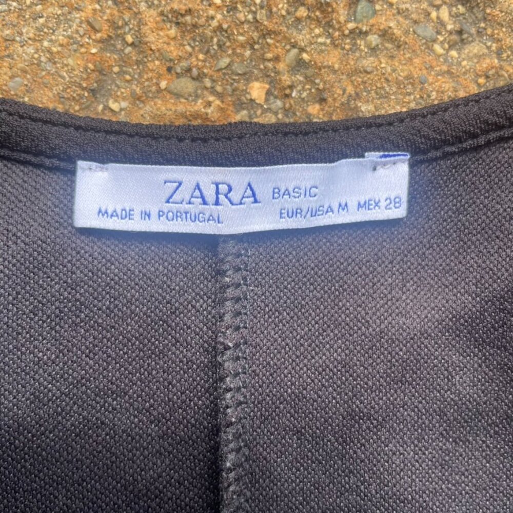 Zara Basic Printed Pattern Dress - image 3